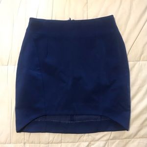 Blue Mini Skirt